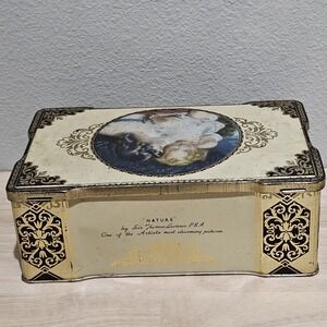 Vintage Biscuit Tin - NATURE by Sir Thomas Laurence. Thorne's Premier Toffee.
